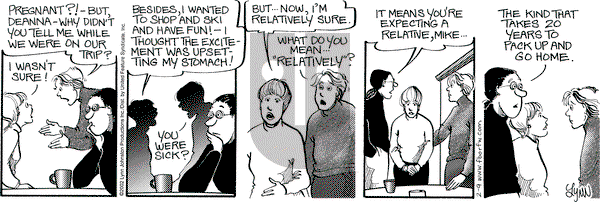 For Better or For Worse on Saturday February 9, 2002 Comic Strip
