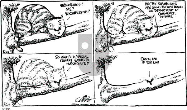 Pat Oliphant - Friday May 19, 1995 Comic Strip