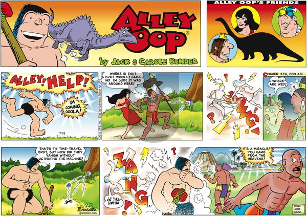 Alley Oop on Sunday July 15, 2012 Comic Strip