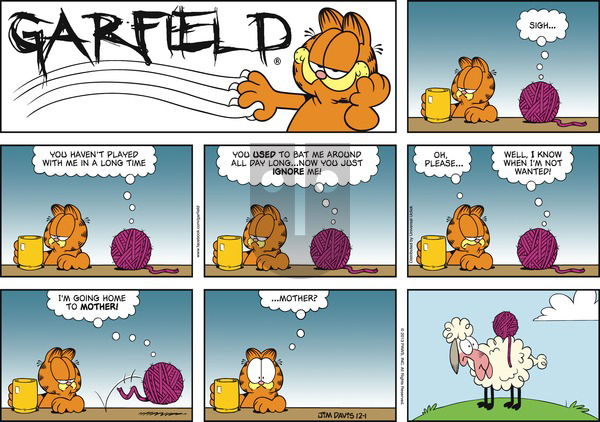 Garfield on Sunday December 1, 2013 Comic Strip