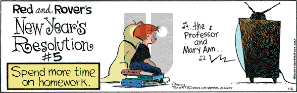 Red and Rover on Friday January 6, 2012 Comic Strip