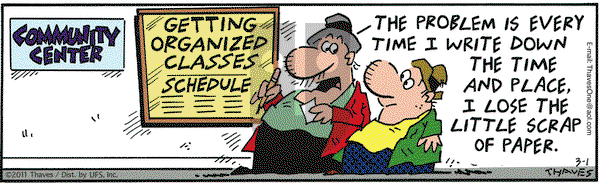 Frank and Ernest on Tuesday March 1, 2011 Comic Strip