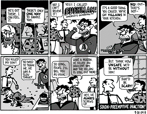 Ted Rall on Sunday August 1, 2004 Comic Strip