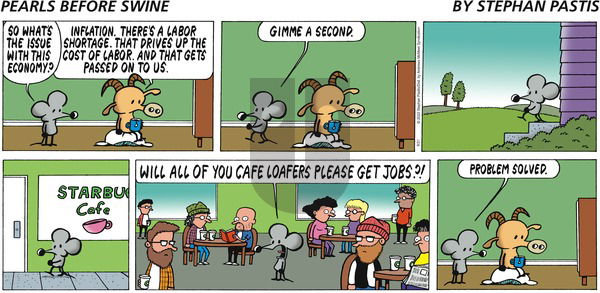 Pearls Before Swine - Sunday August 21, 2022 Comic Strip