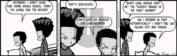 The Boondocks on Tuesday February 17, 2009 Comic Strip