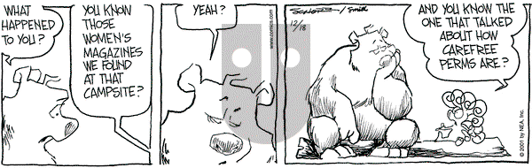 The Grizzwells on Tuesday December 18, 2001 Comic Strip