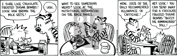Calvin and Hobbes on Thursday March 22, 1990 Comic Strip