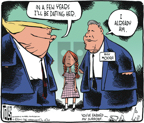 Tom Toles on Wednesday December 6, 2017 Comic Strip