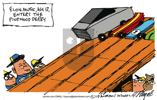 Henry Payne on Tuesday November 26, 2019 Comic Strip