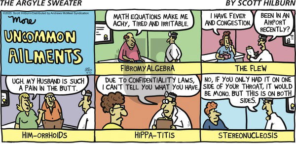 The Argyle Sweater on Sunday April 13, 2025 Comic Strip