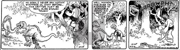 Alley Oop on Saturday October 25, 1947 Comic Strip