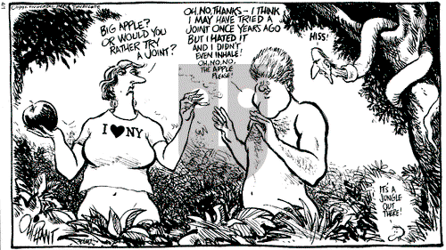 Pat Oliphant on Wednesday April 1, 1992 Comic Strip