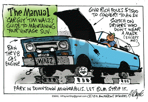 Henry Payne - Monday September 23, 2024 Comic Strip