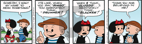 Nancy on Tuesday April 25, 2017 Comic Strip