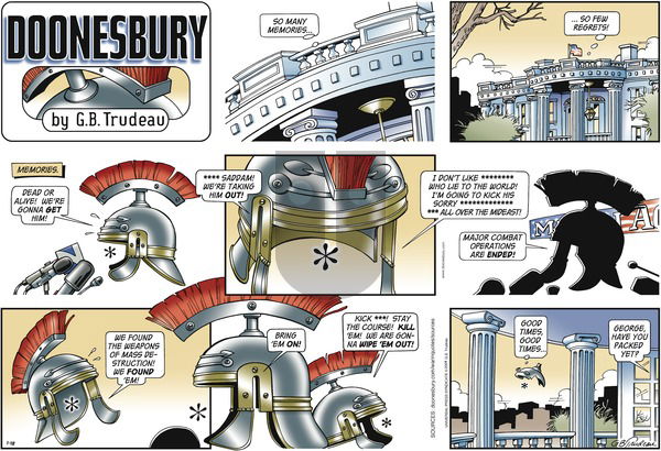 Doonesbury on Sunday January 18, 2009 Comic Strip