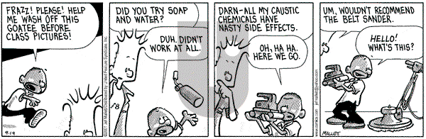 Frazz on Saturday February 16, 2002 Comic Strip