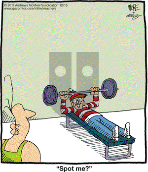 In the Bleachers on Friday December 15, 2017 Comic Strip
