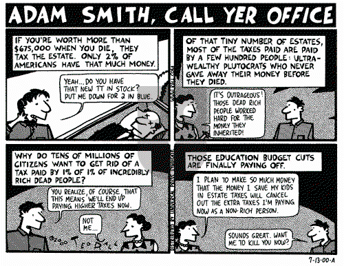 Ted Rall on Thursday July 13, 2000 Comic Strip