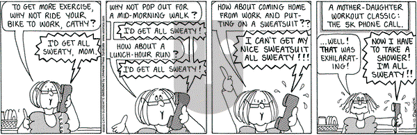 Cathy Classics - Thursday October 10, 2024 Comic Strip