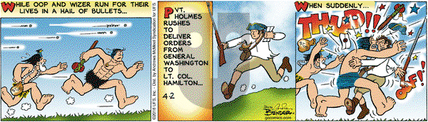 Alley Oop on Monday April 2, 2018 Comic Strip