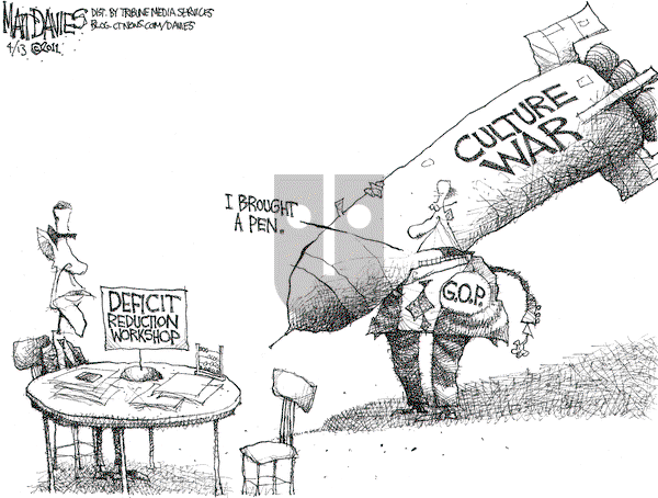 Matt Davies on Thursday April 14, 2011 Comic Strip