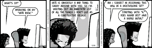 The Boondocks on Thursday July 9, 2009 Comic Strip