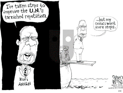 Glenn McCoy on Wednesday March 30, 2005 Comic Strip