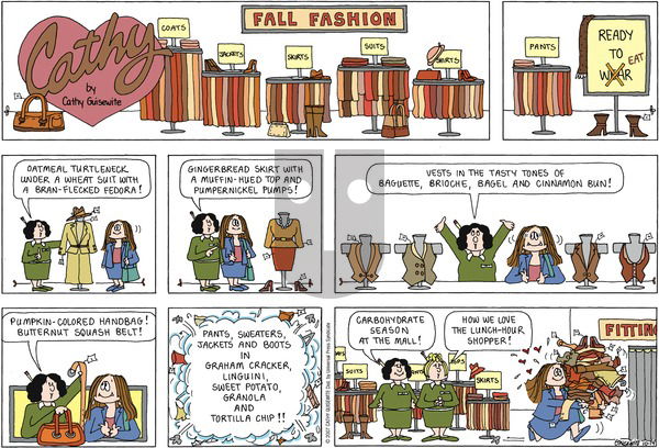 Cathy Classics on Sunday October 14, 2007 Comic Strip