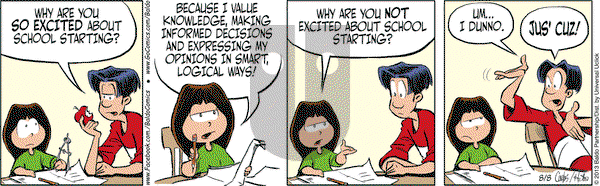 Baldo on Thursday August 8, 2013 Comic Strip