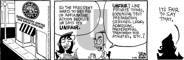 La Cucaracha on Wednesday April 30, 2003 Comic Strip