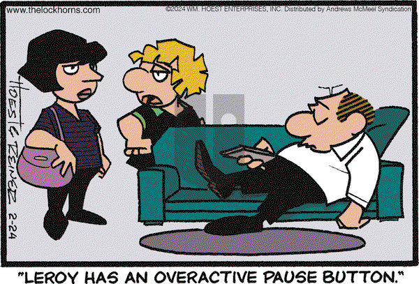 The Lockhorns - Saturday February 24, 2024 Comic Strip
