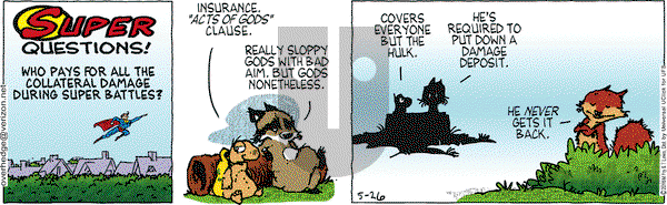 Over the Hedge on Thursday May 26, 2016 Comic Strip
