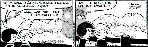 Nancy on Friday March 7, 2003 Comic Strip