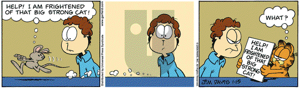 Garfield - Thursday January 15, 2004 Comic Strip