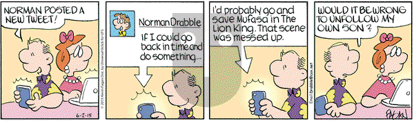Drabble on Tuesday June 2, 2015 Comic Strip