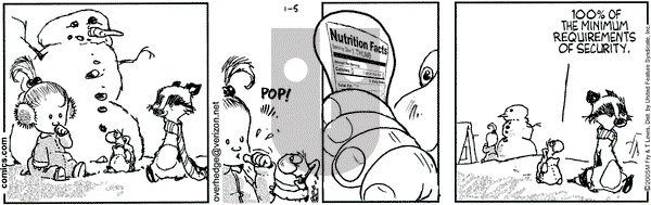 Over the Hedge on Wednesday January 5, 2005 Comic Strip
