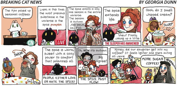 Breaking Cat News on Sunday September 27, 2020 Comic Strip