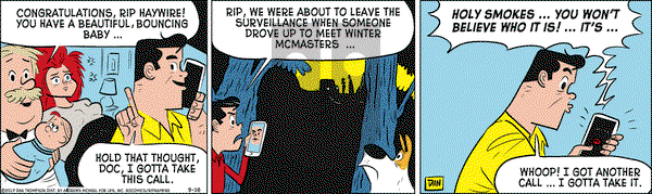 Rip Haywire on Saturday September 16, 2017 Comic Strip