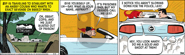 Rip Haywire on Monday September 2, 2019 Comic Strip