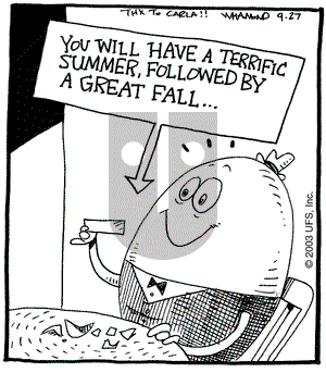 Reality Check on Saturday September 27, 2003 Comic Strip