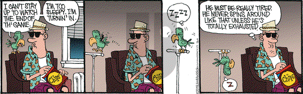 Monty on Wednesday September 25, 2019 Comic Strip