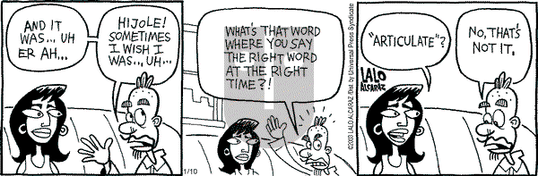 La Cucaracha on Friday January 10, 2003 Comic Strip
