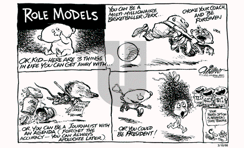 Pat Oliphant on Saturday March 21, 1998 Comic Strip