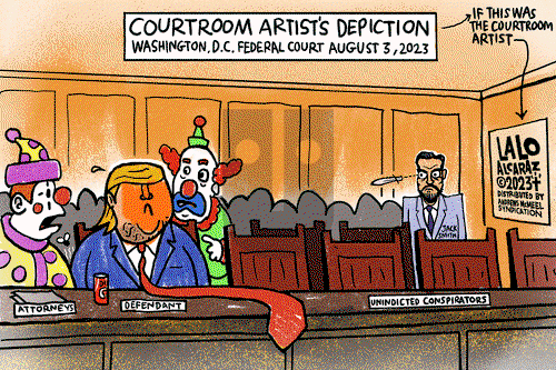 Lalo Alcaraz - Friday August 4, 2023 Comic Strip