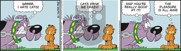 Garfield on Wednesday January 9, 2019 Comic Strip