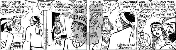 Alley Oop on Friday May 2, 1997 Comic Strip