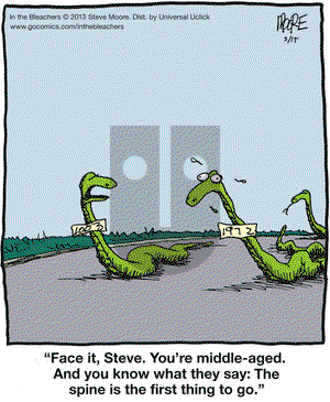 In the Bleachers on Friday March 15, 2013 Comic Strip