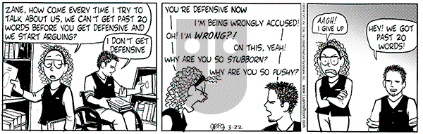 Luann on Monday March 22, 2004 Comic Strip