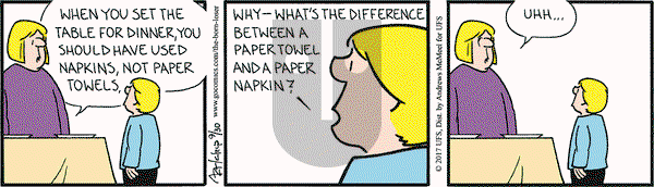 The Born Loser on Saturday September 30, 2017 Comic Strip