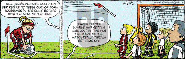 Cleats on Friday September 20, 2002 Comic Strip